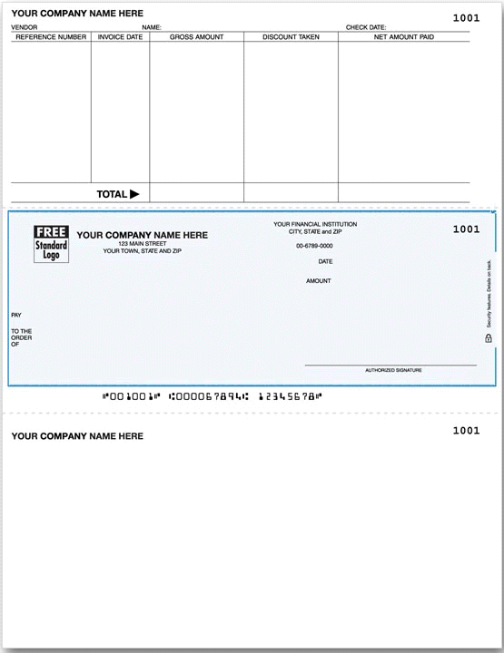 laser accounts payable checks - Form DLM203