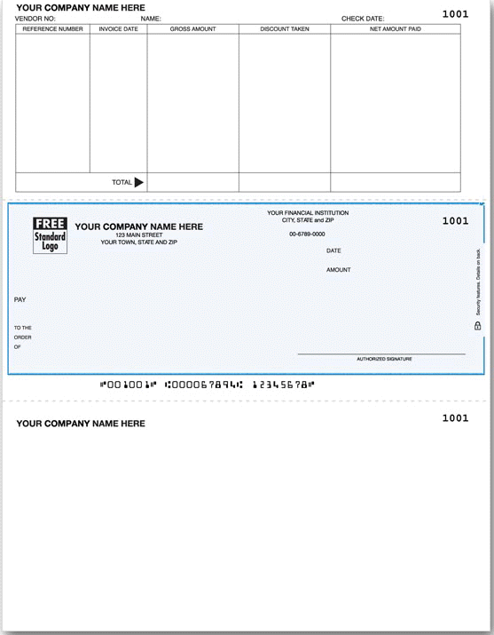 laser accounts payable checks - Form DLM255