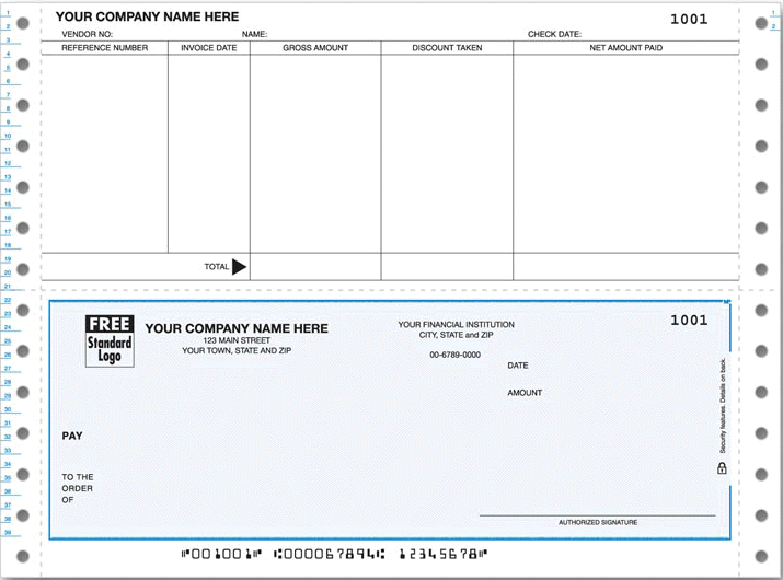 Continuous Accounts Payable Checks - Form DCB207