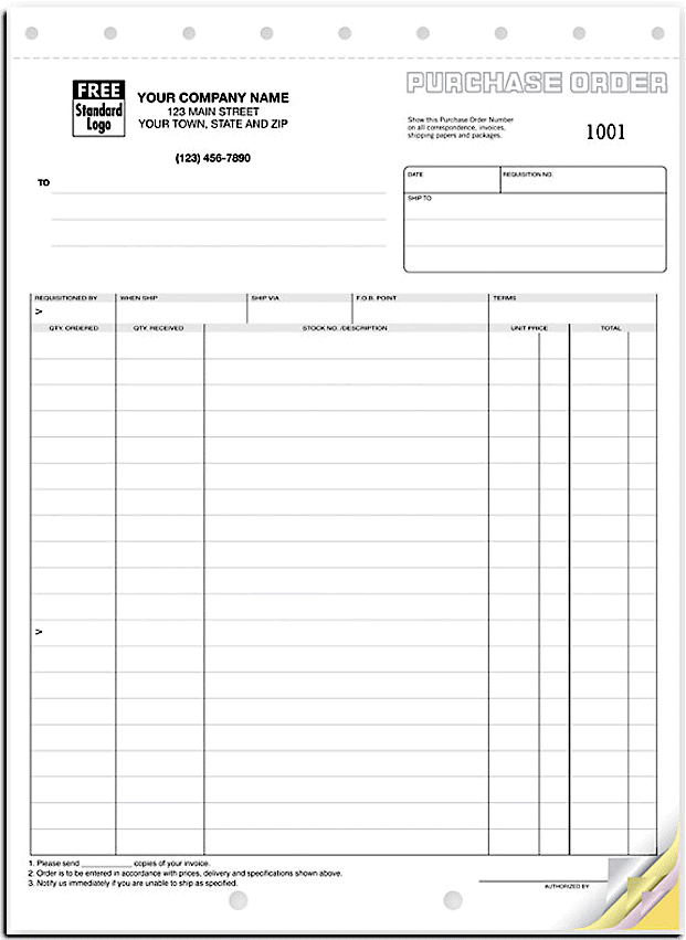 purchase order - Form 92T