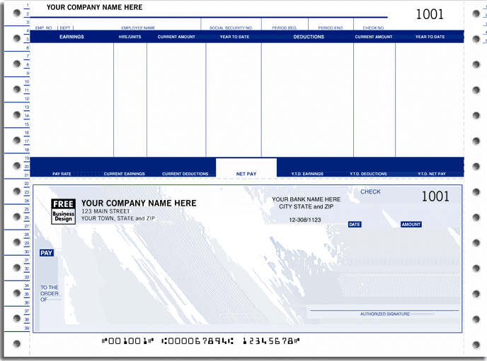 continuous payroll check - Form 9004T